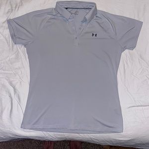 Brand New w/o tags- Ladies Under Armour Golf Polo size Large- Gray